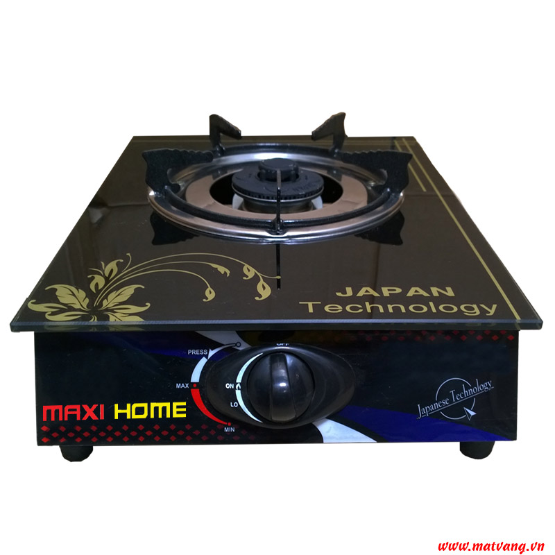 One-burner glass surface gas stove