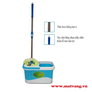 Bộ lau nhà thông minh MAXIHOME (Xanh vuông)