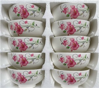 Bộ chén bông 10 cái 01