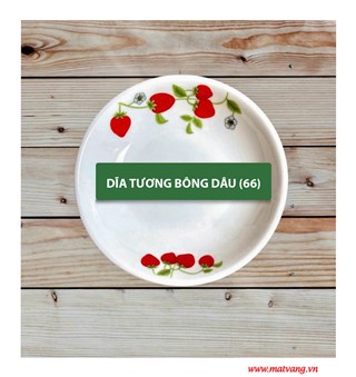 Dĩa Tương Bông Dâu 66