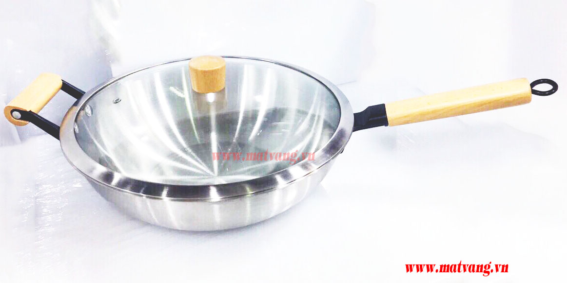 Chảo inox chống dính hàn quốc size 32 cm