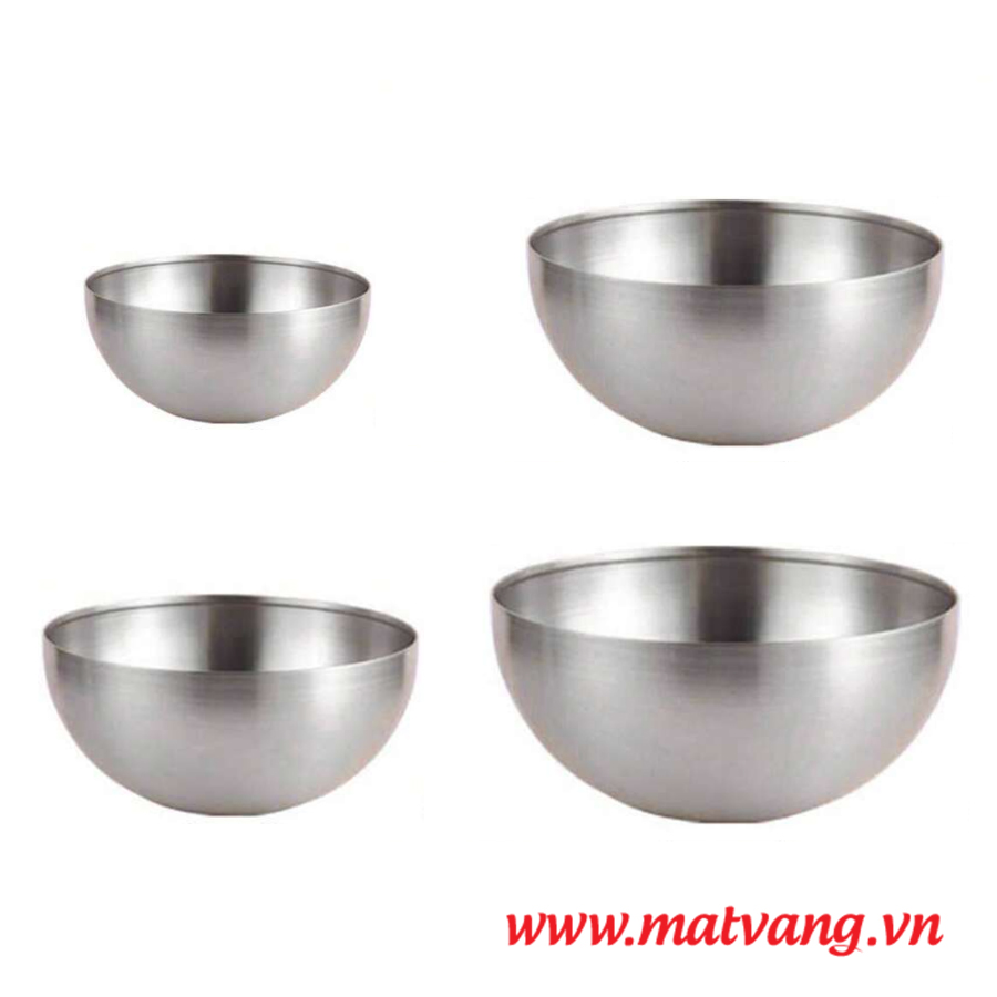 Set 4 Âu trộn inox 15/20/25/28